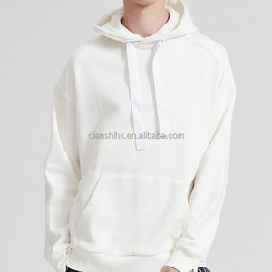 Sweats à capuche unisexes personnalisés de haute qualité 100% coton sweat à capuche en polaire éponge française Essential Heavyweight sweats à capuche surdimensionnés en vrac en gros - Product Image 1