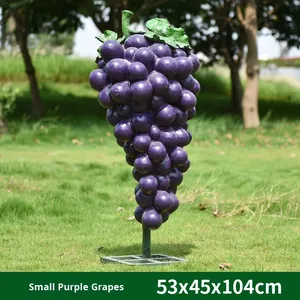 Ngoài trời thân thiện với môi mô phỏng trái cây rau sợi thủy tinh điêu khắc vườn mẫu giáo dâu tây nho mô hình trang trại trang trí - Product Image 6