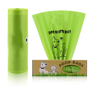 Customized Cornstarch Biodegradable Lavender Scented Eco-Friendly Outdoor Dog Poop Waste <b>Bags</b> - Product Image 1