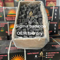 Charbons à chicha premium Sigma Shine Bamboo Black Charcoal Cubes