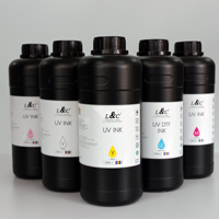 Tinta UV DTF 1000ML, Tinta UV Keras untuk Printer Epson I3200 DX5 DX6 DX7 TX800 XP600 L1800 L805, Printer Flatbed UV