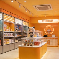 Tables de présentation de vente au détail durables et imperméables avec éclairage LED personnalisé Yoshing pour les magasins de jouets et les papeteries - Design écologique