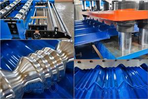 저렴한 가격 맞춤형 금속 지붕 제작 기계 유약 타일 롤 성형 기계 - Product Image 2