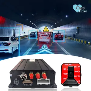 CareDrive MR910-A ADAS Anti-Colisão Aviso 3g/4g/WIFI 4 Canais Plataforma AHD DVR Móvel Sistema Avançado de Assistência à Condução