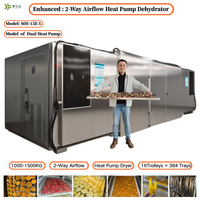 Système de séchage de nouilles MH-15E-L 1000 kg/lot, machine de séchage de pâtes à pompe à chaleur, acier inoxydable industriel commercial pour macaroni