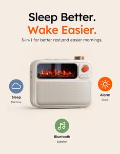 Máquina de Ruido Blanco Divoom Flowtoo con Altavoz Bluetooth, Reloj Despertador <span class=keywords><strong>y</strong></span> Pantalla Relajante, para Relajación <span class=keywords><strong>y</strong></span> Regalos - Product Image 2