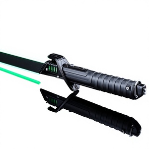 <span class=keywords><strong>Sabre</strong></span> <span class=keywords><strong>laser</strong></span> métallique transfrontalier The Mandalorian Dark Saber Pixel Edition pour adulte, accessoire de jeu professionnel haut de gamme - Product Image 1
