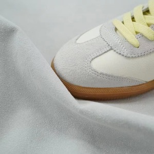 GRS Tissu en daim véritable de haute qualité, cuir floqué résistant à l'usure pour bottes, chaussures, sacs, costumes, matériau PU imperméable. - Product Image 3