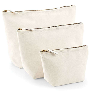 Promotional Canvas <b>Pouch</b> with Nice Gold Zipper Bag Supper Product for Female Cosmetic <b>Pouch</b> Bag with Affordable Price - Product Image 3