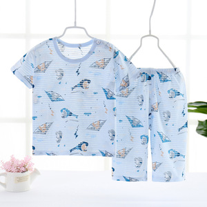 Ensembles de vêtements de loisirs en coton pour enfants d'été, ensembles fins pour bébés garçons et filles, ensembles pour enfants - Product Image 4