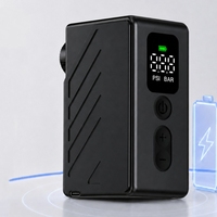 Gonfleur de pneus portable 120 PSI, compresseur portable 12 V, pompe à pneus sans fil pour vélo