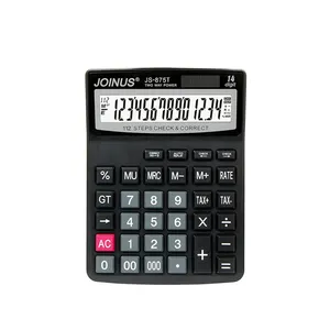 Joinus 定制标志商务办公学校用品文具 14 位太阳能电子财务税务功能计算器
