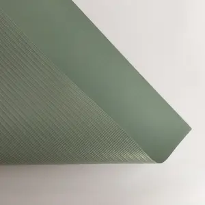 Açık yeşil 8OZ/10OZ tafta kabartma PVC vinil branda hastane yatağı yatak tıbbi kaplama kumaşı