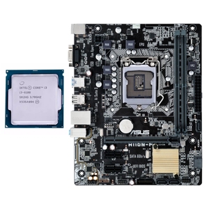 Carte mère ASUS H110M-F/<span class=keywords><strong>K</strong></span> à prix abordable avec kit CPU compatible Intel Core I3-6100 I5-6500 I5-7500 I7-<span class=keywords><strong>7700</strong></span>, prise en charge des processeurs 1151 broches 6e/7e génération - Product Image 1