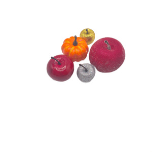 Decorazioni Artificiali di Frutta e Verdura, Ornamenti Natalizi, Ciondoli in Plastica e Schiuma Effetto Ghiaccio, Miniature per Capodanno - Product Image 5