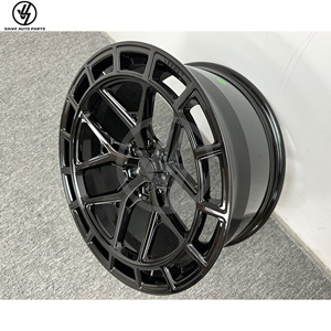 Jantes multi-rayons forgées en alliage d'aluminium pour Audi RS6 C8, finition noir brillant personnalisée, tailles 19-24 pouces, ajustement précis 1:1, neuves - Product Image 3