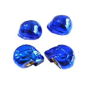 Tapas de Válvula de Neumático de Aleación de Aluminio Estilo Iron Man Hengtu, Tapas Universales Antipolvo para Válvulas de Aire de Coche, Motocicleta y Bicicleta, Accesorios - Product Image 3