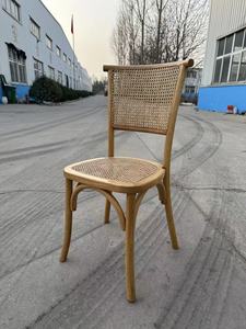 Chaise en bois d'orme avec dos en osier, <span class=keywords><strong>location</strong></span> de salle à manger, banquet, événement de mariage - Product Image 4