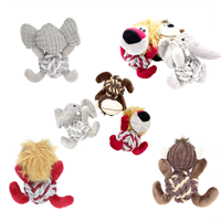Jouet en peluche couineur pour chien, animaux mignons singe, lion, éléphant, super doux, personnalisable pour animaux de compagnie et enfants - Grande Vente