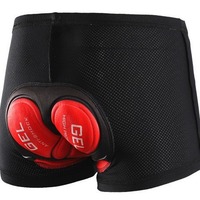 Nouveau style de culotte de cyclisme unisexe avec coussinet anti-frottement en silicone pour VTT, respirante, anti-humidité et absorbant les chocs