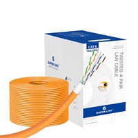 Cable Ethernet para Exteriores FTP CAT5e CAT6 CAT6a, Conductor Sólido, Núcleo de Cobre Desnudo, Resistente a los Rayos UV, Impermeable, 250MHz, Certificado CE/ISO