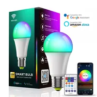 Smart Leven Wifi 9W 10W Slimme Lamp Ondersteuning Amazon Alexa En Google Thuis Voice-Gecontroleerde Rgbcw dimmen E27 E26 Lamp