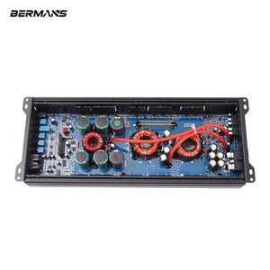 Amplificador de coche clase <span class=keywords><strong>D</strong></span> de alta potencia de 1500 vatios para subwoofer y altavoz, con disipación de calor cruzada y monoamplificador de aluminio - Product Image 2