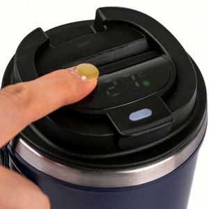 Nouvelle arrivée : Tasse à café anti-fuite en acier inoxydable à double paroi avec ventouse - Product Image 3