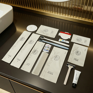 कस्टम डिस्पोजेबल लक्जरी इको फ्रेंडली होटल की आपूर्ति होटल सुविधाओं में बायोडिग्रेडेबल होटल सुविधाएं - Product Image 1