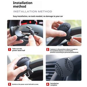<span class=keywords><strong>Volante</strong></span> Deportivo Portátil de Silicona ABS con Rotación de 360 Grados, Potenciador de Dirección <span class=keywords><strong>para</strong></span> Automóvil, <span class=keywords><strong>Bola</strong></span> <span class=keywords><strong>Giratoria</strong></span> Auxiliar <span class=keywords><strong>para</strong></span> Volteo con una Sola Mano - Product Image 5