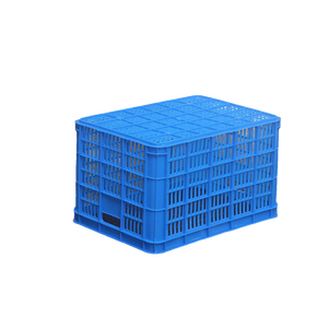 Plastic Mesh Crate 600*430*350MM Turnover <strong>Basket</strong> Vegetables <strong>Storage</strong> Plastic Crates Rectangle Virgin Material <strong>Stacking</strong> <strong>Baskets</strong> - Product Image 3