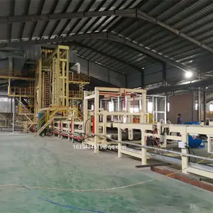 Bagasse/straw particle board production line