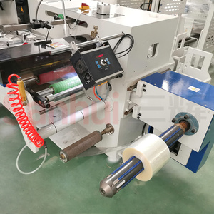 Đầy đủ-tự động chất lượng cao <span class=keywords><strong>PVC</strong></span>/Pet thu nhỏ tay áo nhãn ghép mí lon Máy dán ghép mí lon máy - Product Image 3