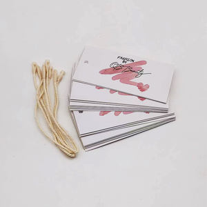 Etiquetas colgantes y etiquetas/Camiseta Etiqueta colgante blanca Etiquetas de precio de papel redondo para ropa - Product Image 3