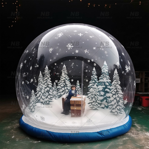 Outdoor <b>Kids</b> Party Event <b>Bubble</b> Tent Snow Globe Photo Booth Inflatable Christmas 202404 Inflatable Snowglobe Outdoor <b>Kids</b> Party - Product Image 3