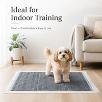 Tapis d'apprentissage pour animaux de compagnie en charbon de bambou, écologiques, imperméables, grand format 60x90cm, absorbants rapidement, jetables, pour la propreté des chiens