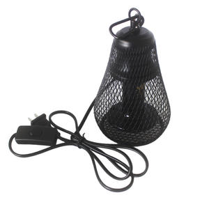 Lampada riscaldante in ceramica a infrarossi per animali domestici per piccole tartarughe animali domestici, uccelli, gabbia a rete, custodia, copertura della lampada Anti-scottatura - Product Image 1