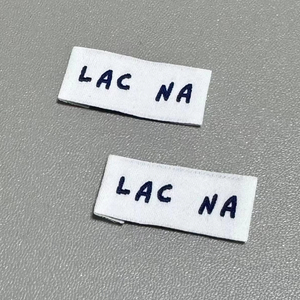 Chất lượng cao tùy chỉnh dệt nhãn thiết kế mới <span class=keywords><strong>Damask</strong></span> bông vải may nhãn màu đen biểu tượng tùy chỉnh thẻ - Product Image 1