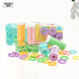 <span class=keywords><strong>Anneaux</strong></span> de liaison en forme de cœur pour pc, couleur personnalisée, vente en gros, disque à bille - Product Image 6