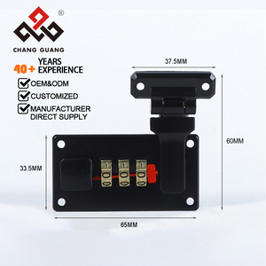 Bán Buôn Cổ Điển Kẽm Hợp Kim Mã Khóa Mật Khẩu Khóa Cho Vali Cặp Và Hộp Bằng Gỗ 3 Chữ Số Kết Hợp Khóa Nhỏ Khóa - Product Image 2