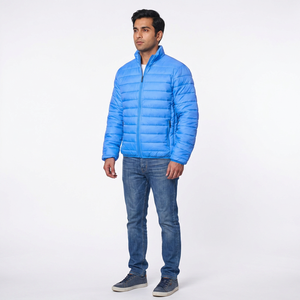 Chaqueta de Invierno Acolchada para Hombre, Estilo Formal, Nueva, de la Mejor Calidad, con Etiqueta Personalizada, Cierre de Cremallera y Capucha - Product Image 1