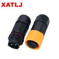 XATLJ M19 série 2 3 4 9 19 cœurs mâle femelle connecteur étanche à verrouillage rapide 10A CE ETL UL94V-0 pour système d'alimentation solaire PCB