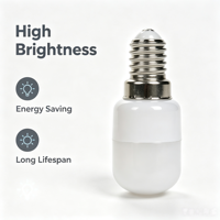 Ampoule LED ST25 E14 2W AC 220-240V 230LM CRI élevé RA80 2700-6500K Boîtier AL+PC Petite ampoule pour réfrigérateur, hotte de cuisine