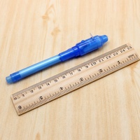 Stylo à encre invisible stylo espion avec lumière UV stylos à encre disparaissant pour enfants marqueur magique pour le jour de Pâques Halloween cadeau de Noël