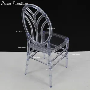 优质新设计蒂芙尼椅子推倒式餐厅椅子树脂椅子出租