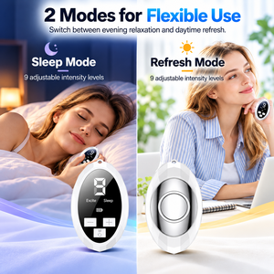 Dispositivo Portátil de Sonido Blanco para Dormir, Pantalla Ovalada, Microcorriente, Temporizador de Memoria para Aliviar el Insomnio - Product Image 2