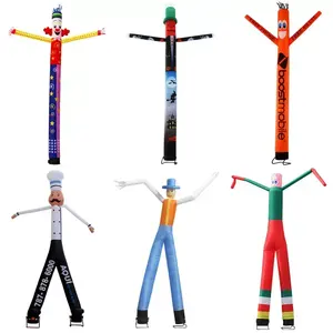 Hot Sale Custom Advertising Tube Man Outdoor Sports Giant Clown Advertising Inflatable Sky Air Dancer