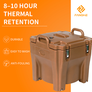 FANGHE BT-40S, boîte isotherme empilable de 40 L pour aliments, boîte de transport thermique commerciale chaude/froide avec couvercle sécurisé pour la restauration - Product Image 2