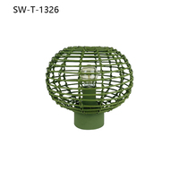 Lámpara de Mesa Moderna de Diseño Creativo con Forma de Linterna China, Lámpara Decorativa de Ratán para Dormitorio, Hotel, Mesita de Noche, Estudio