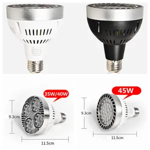LED công suất cao PAR30 bóng đèn 35W <span class=keywords><strong>45W</strong></span> E27 siêu sáng tiết kiệm năng lượng đèn 220V Spotlight ánh sáng ban ngày - Product Image 5